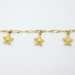 Dangle Starfish - 18kt Layered Gold Chain
